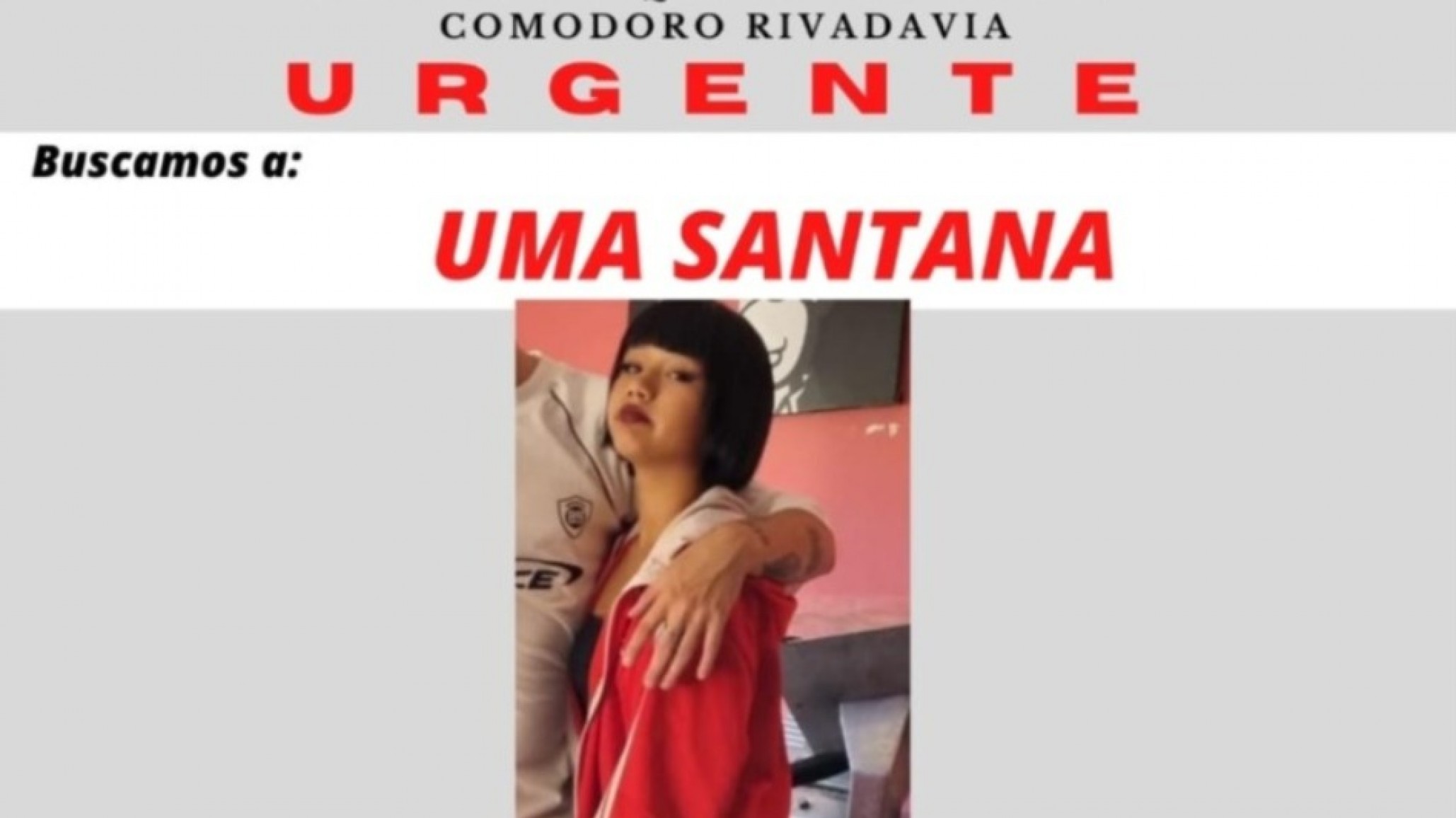 Buscan a Uma Rubí Santana, una adolescente de 15 años desaparecida en Comodoro