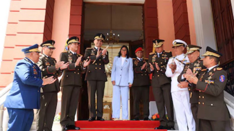 Delcy Rodríguez reconfiguró la cúpula militar y designó nuevos jefes en Aviación, Armada y Milicia