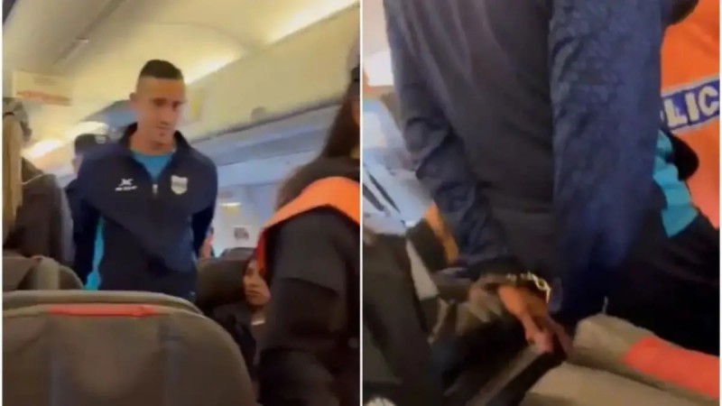 Gritó "¡bomba!" en un avión y lo detuvieron: es jugador de Gimnasia de Jujuy