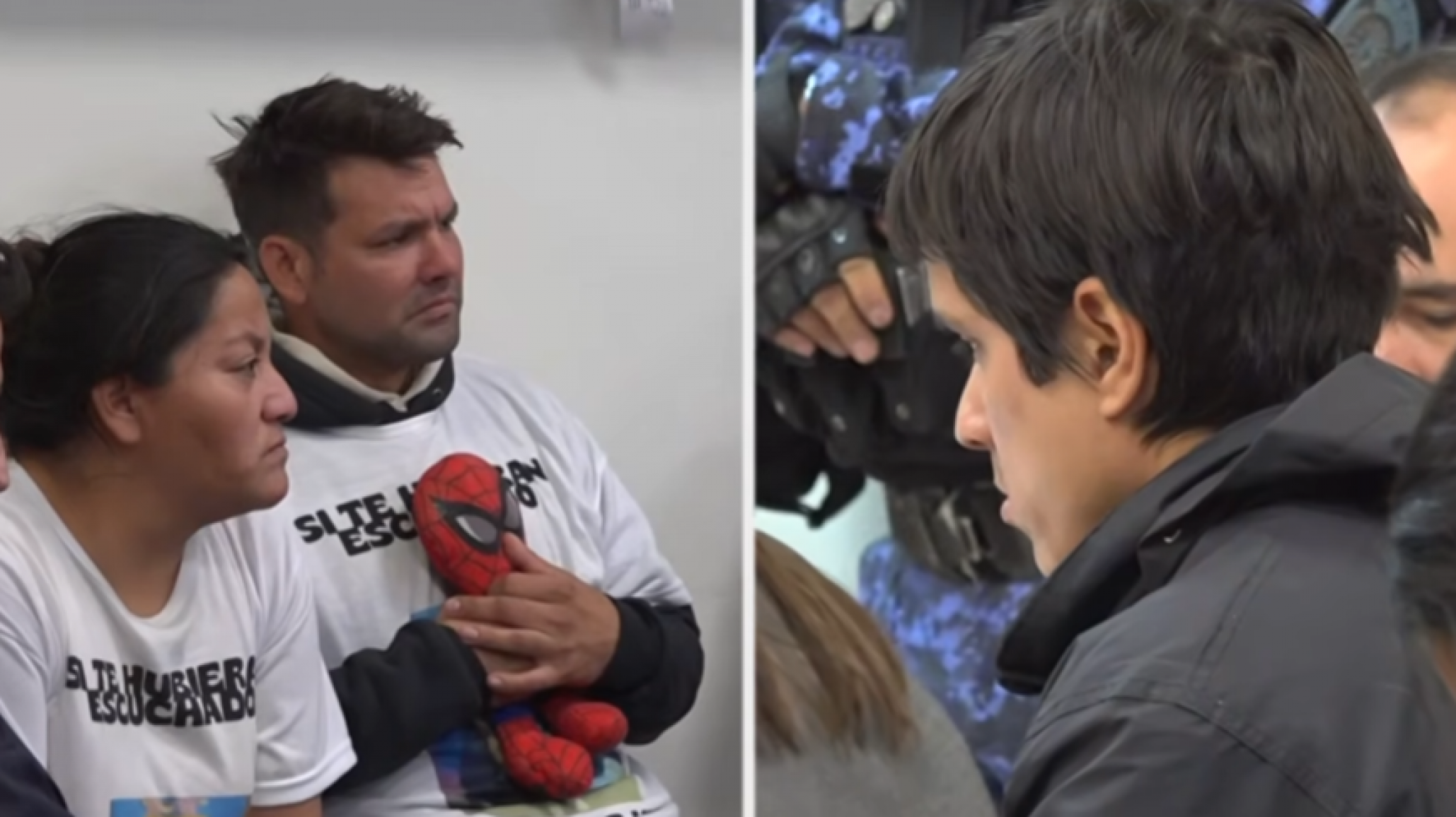 "Somos inocentes y queremos saber qué pasó": habló el padrastro de Ángel en la audiencia de control de detención