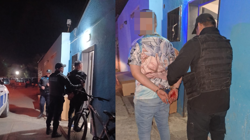 Violenta pelea de hermanos: uno estaba armado y atacaron a la policía