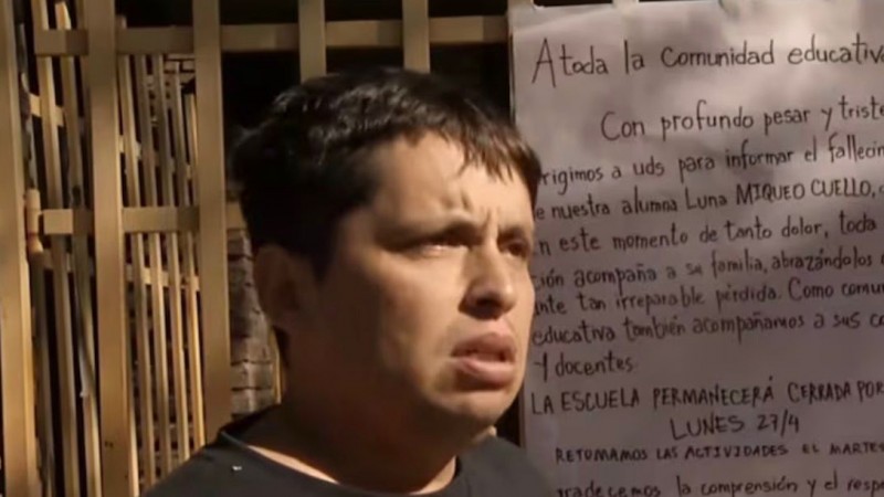 Muerte de una nena en una escuela: "Me desesperé, no era un golpe", dijo su papá