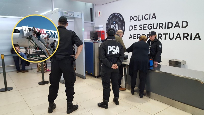 Quiso subir a un avión con una pistola cargada y terminó detenido: "No sabía que estaba en la mochila"