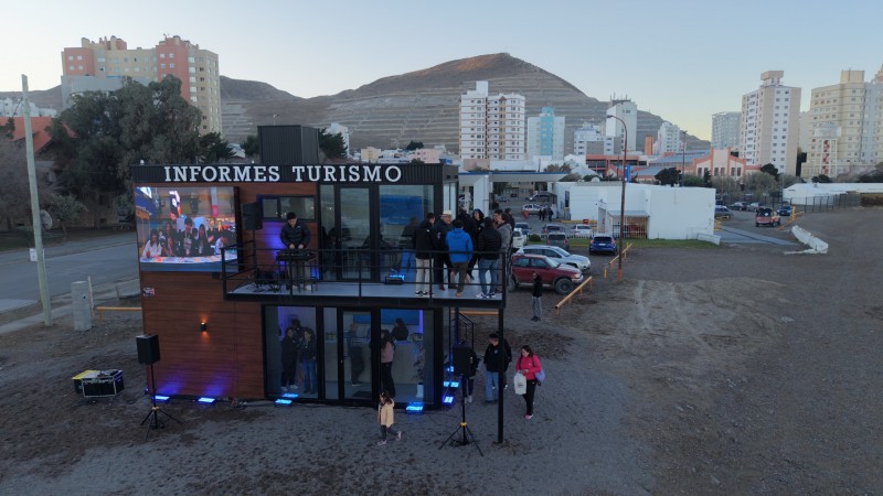 Comodoro se reconcilia con el mar: inauguran el moderno Centro de Información Turística en el Paseo Costero