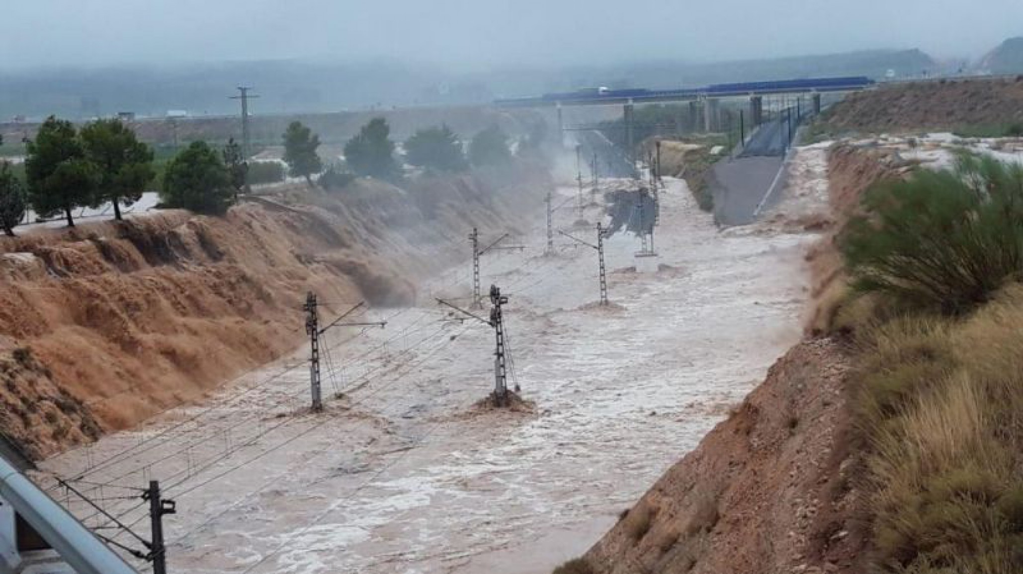 Rutas cortadas en España por un fuerte temporal