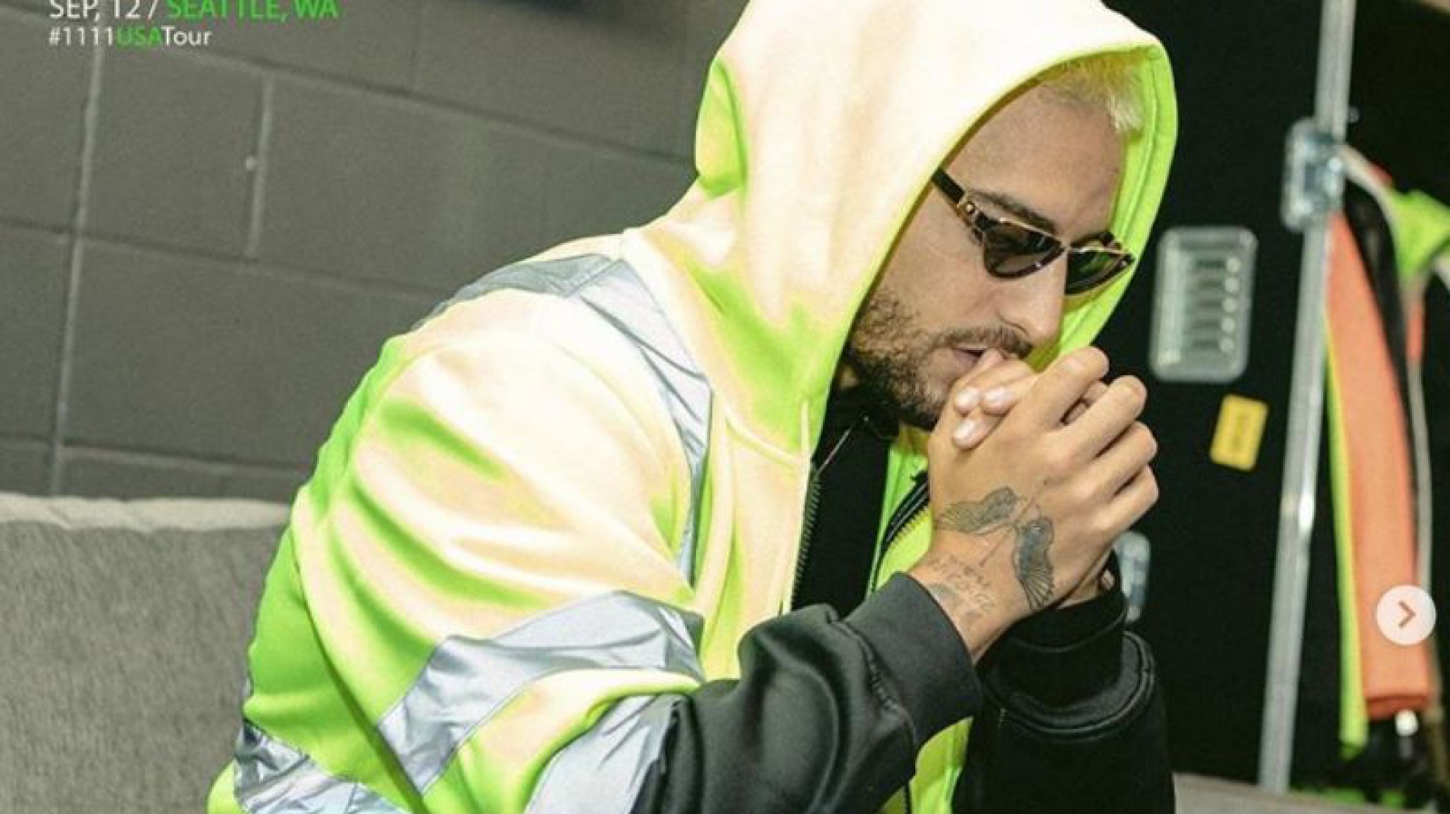 Maluma estrenó nuevo color de pelo y la rompió en Las Vegas