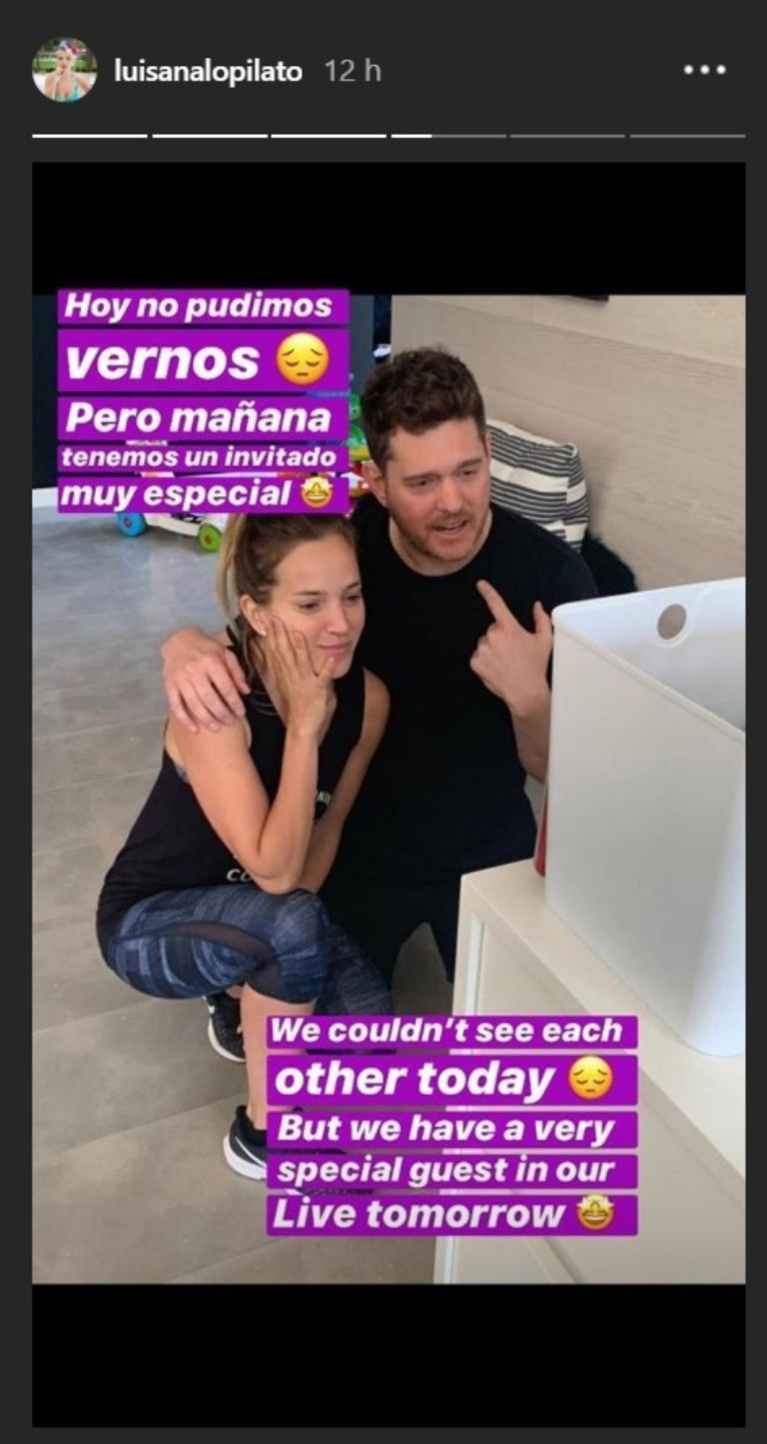 El karaoke menos pensado: Luisana Lopilato, Michael Bublé y Sebastián Yatra