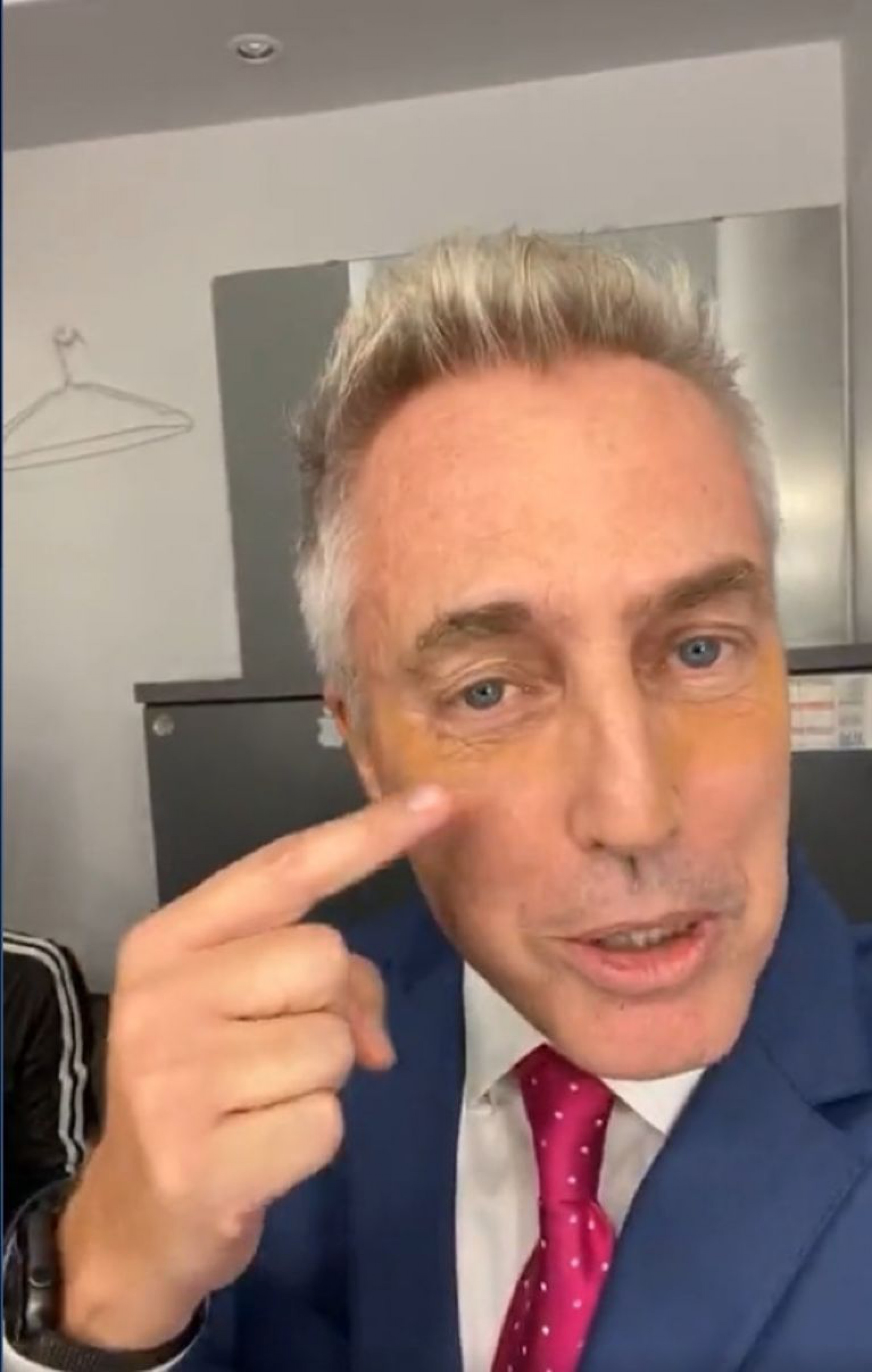 Marley debió automaquillarse y quedó “como un oso panda