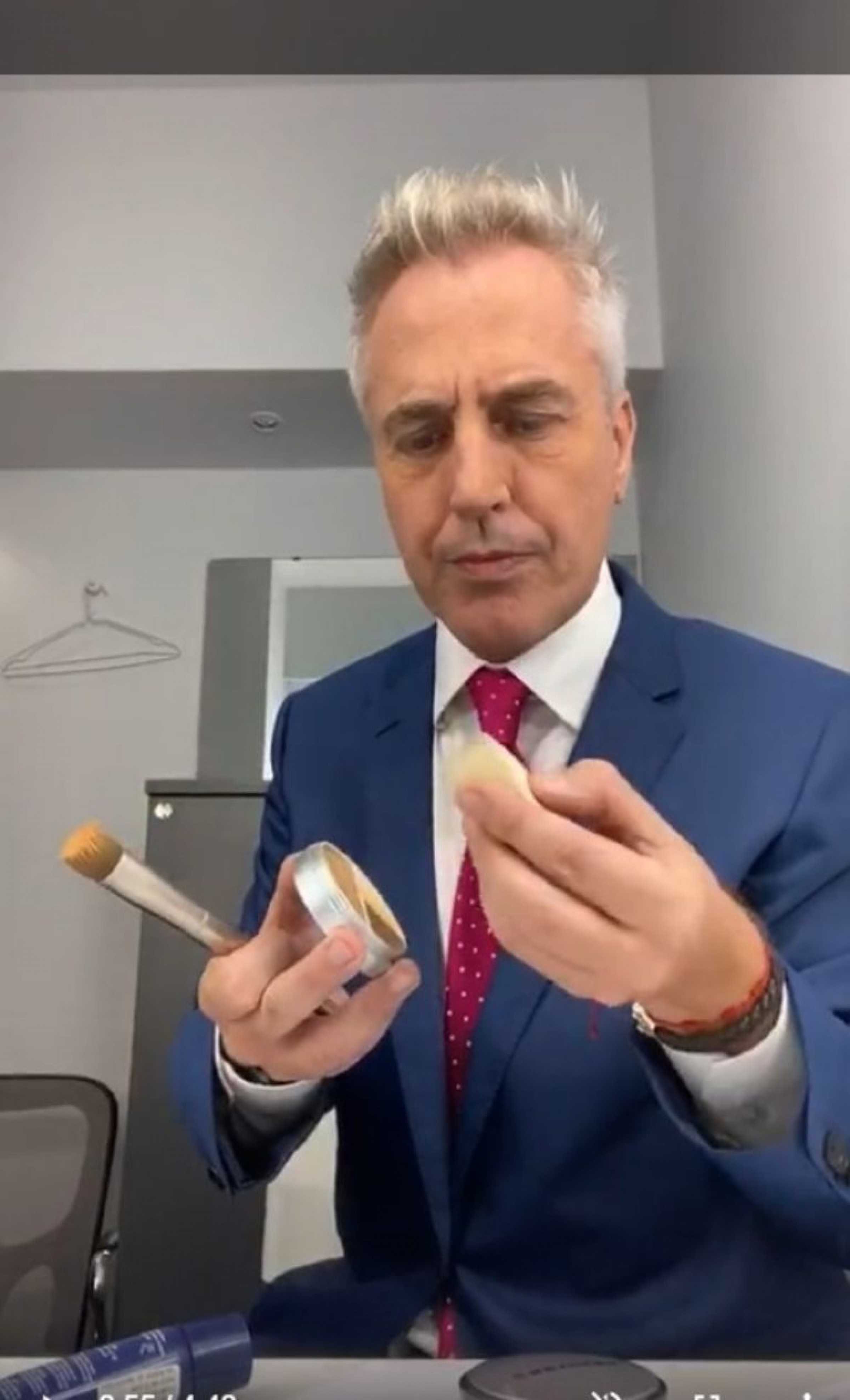 Marley debió automaquillarse y quedó “como un oso panda