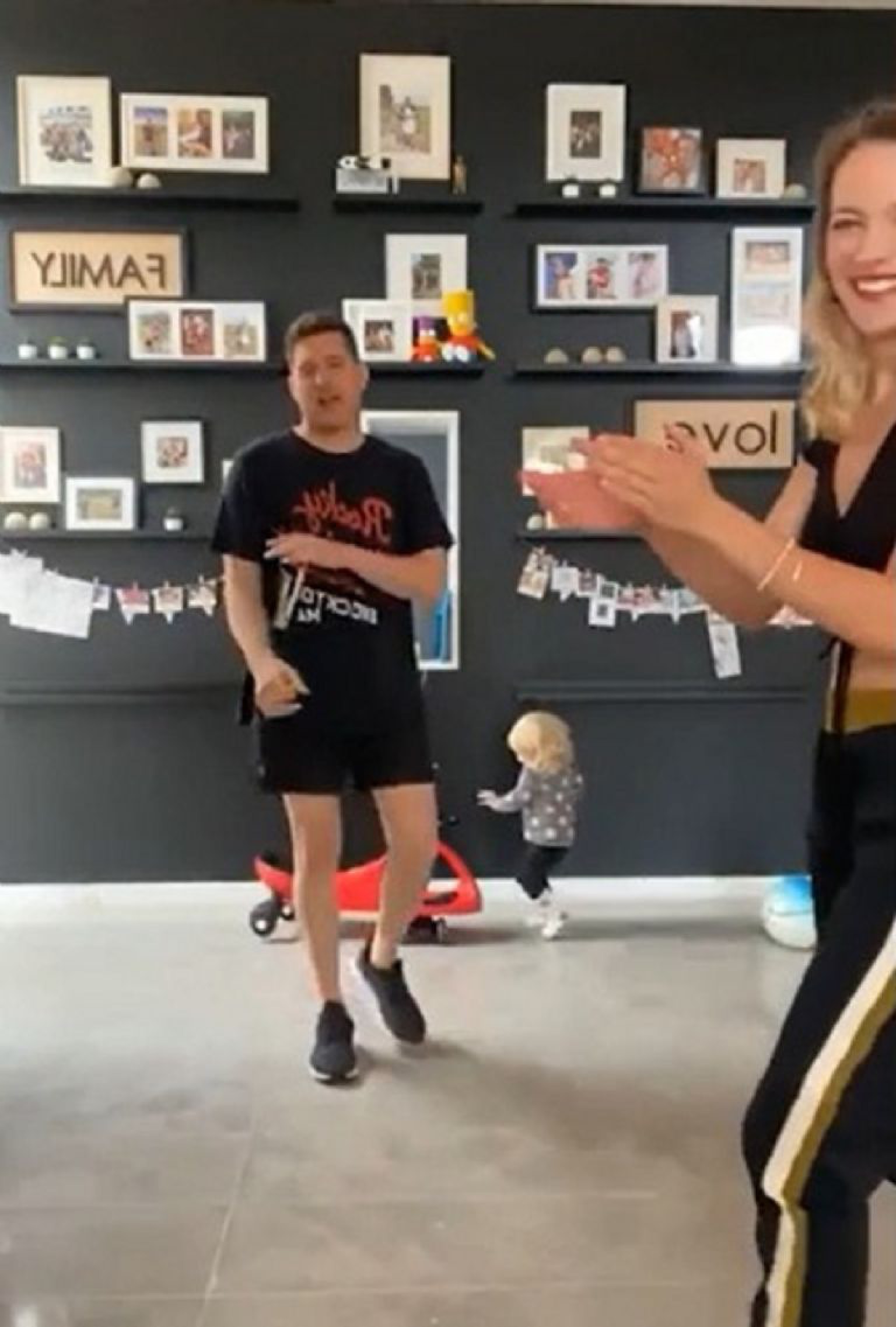 Luisana Lopilato y Michael Bublé presentaron a Vida, quien enterneció a todos