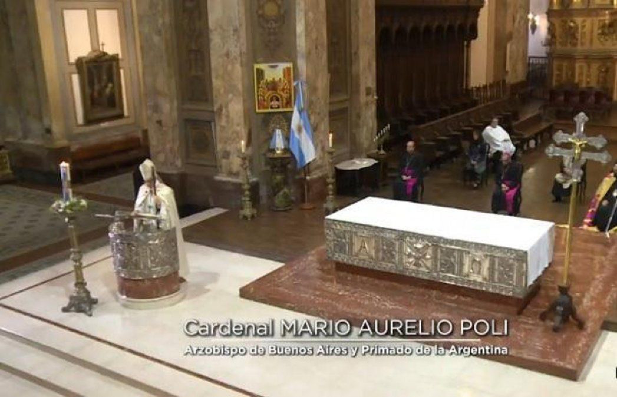 El cardenal Mario Poli respaldó las decisiones del Gobierno: “Las medidas molestan, pero siempre es para el bien común”