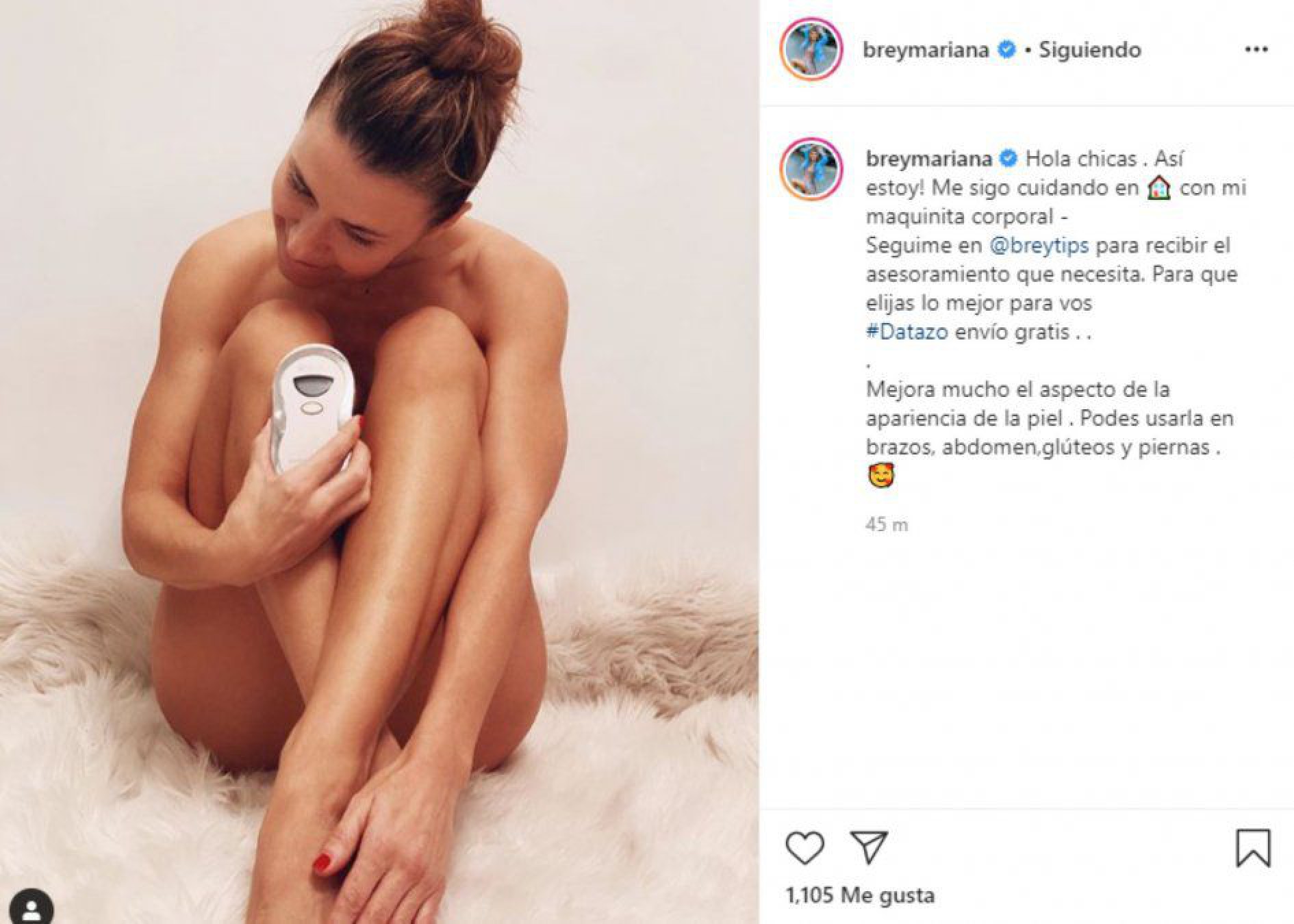 Tras el escándalo, Mariana Brey volvió a promocionar las “maquinitas”