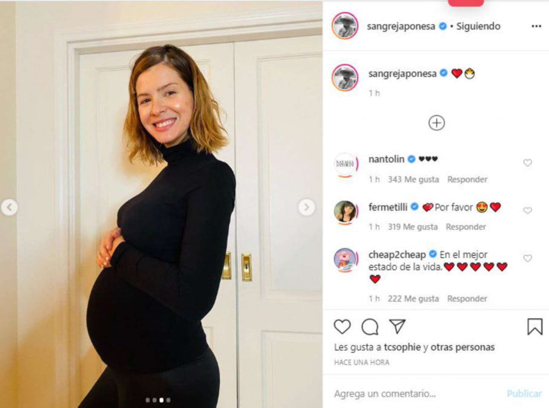 La China Suárez mostró el avance de su embarazo ¡Panzota!