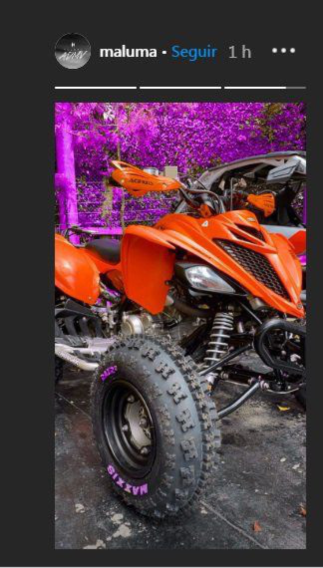 Lo hizo de nuevo: Maluma volvió a exhibir sus lujos