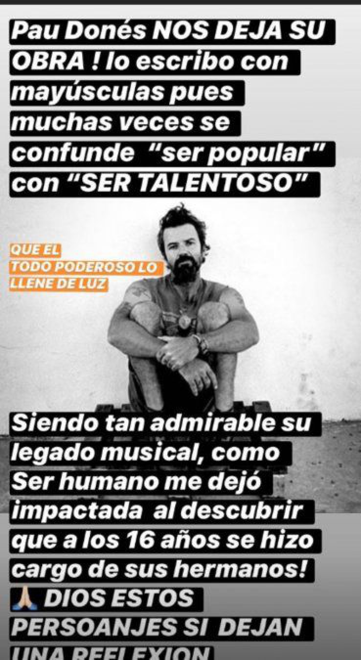 “Me dejó impactada” Ana Bárbara le dedicó un dulce mensaje a un colega