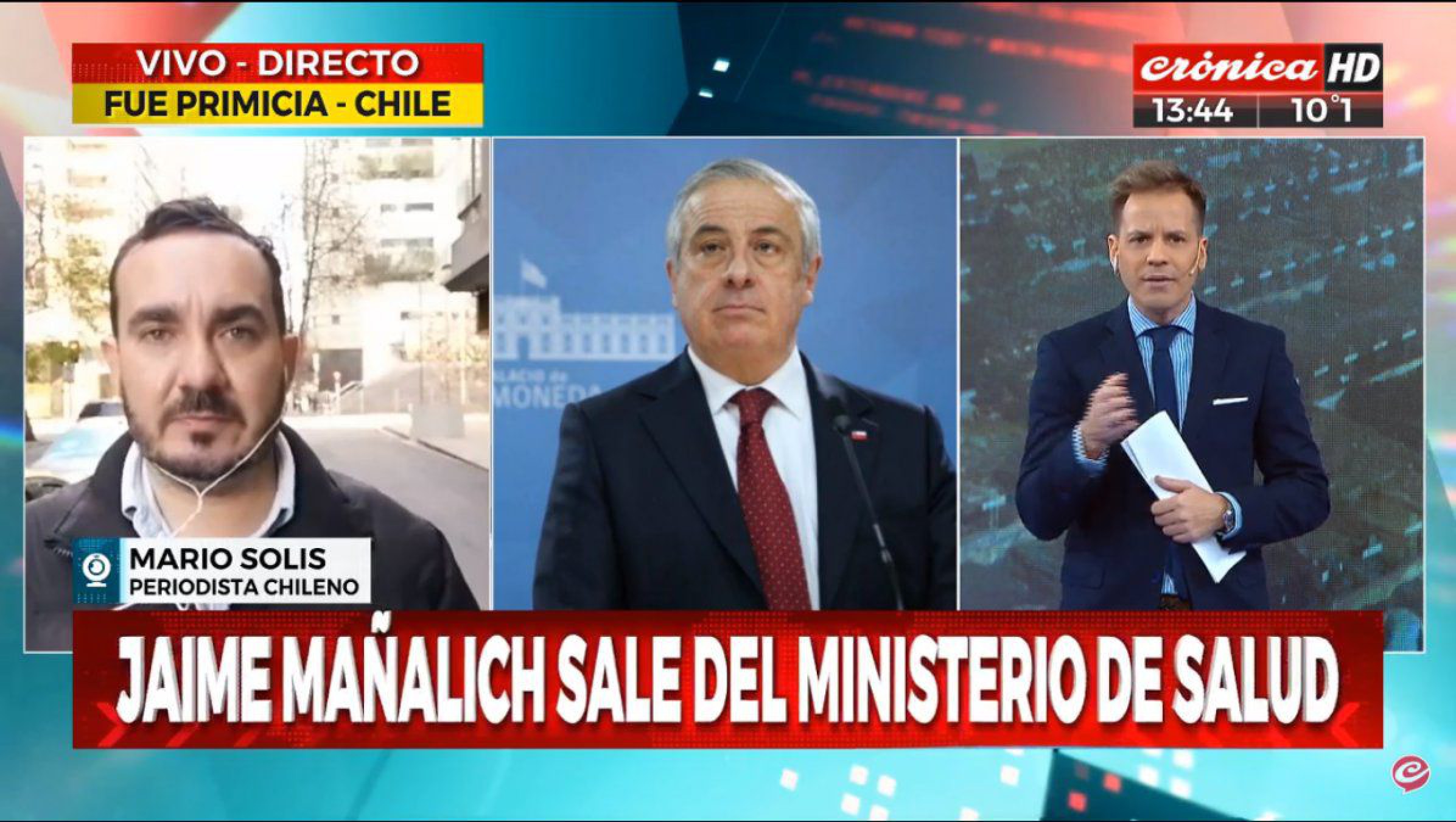 Chile: Renunció el ministro de Salud