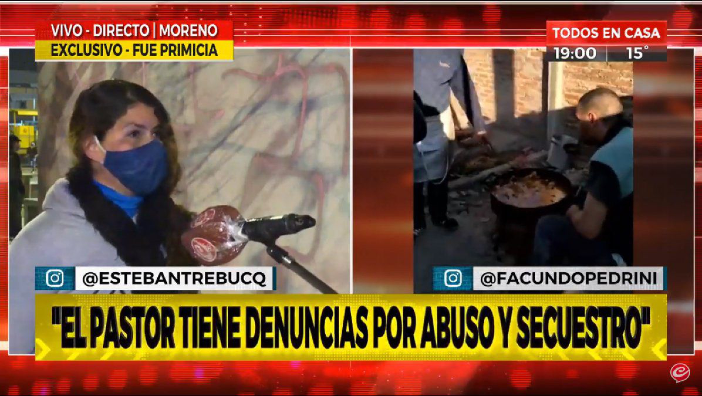 Pastor rompió cuarentena haciendo un asado para 25 personas
