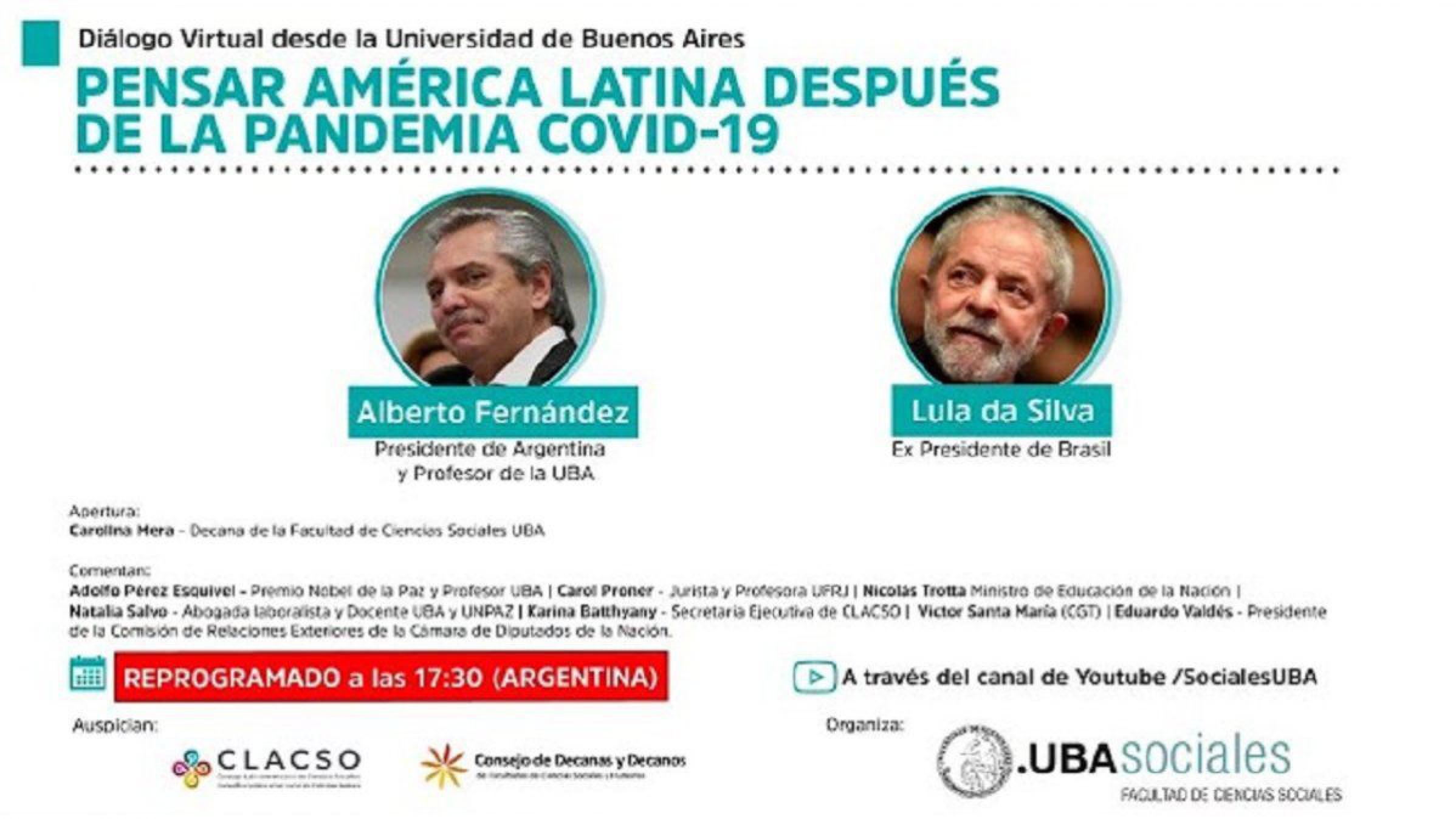 Alberto Fernández y Lula da Silva reflexionaron acerca del futuro de Latinoamérica