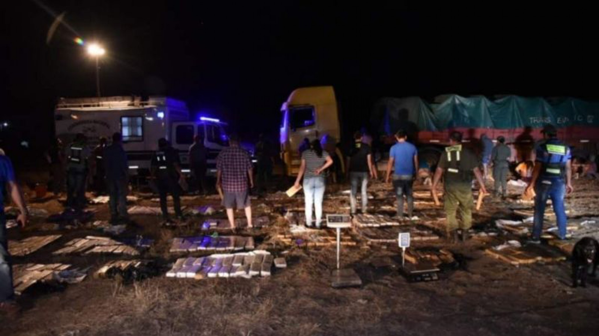 Megaoperativo antidroga: decomisaron una tonelada y media de marihuana