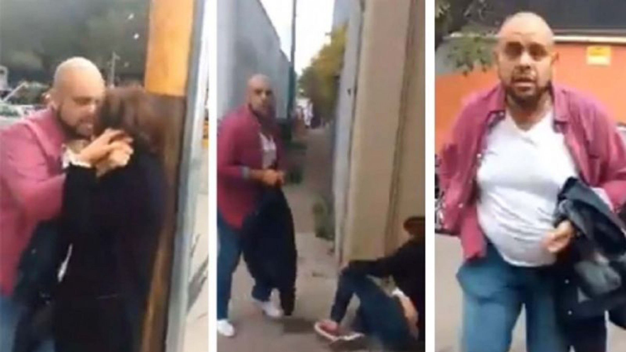 Indignante video: Un hombre en estado de ebriedad golpea a una mujer