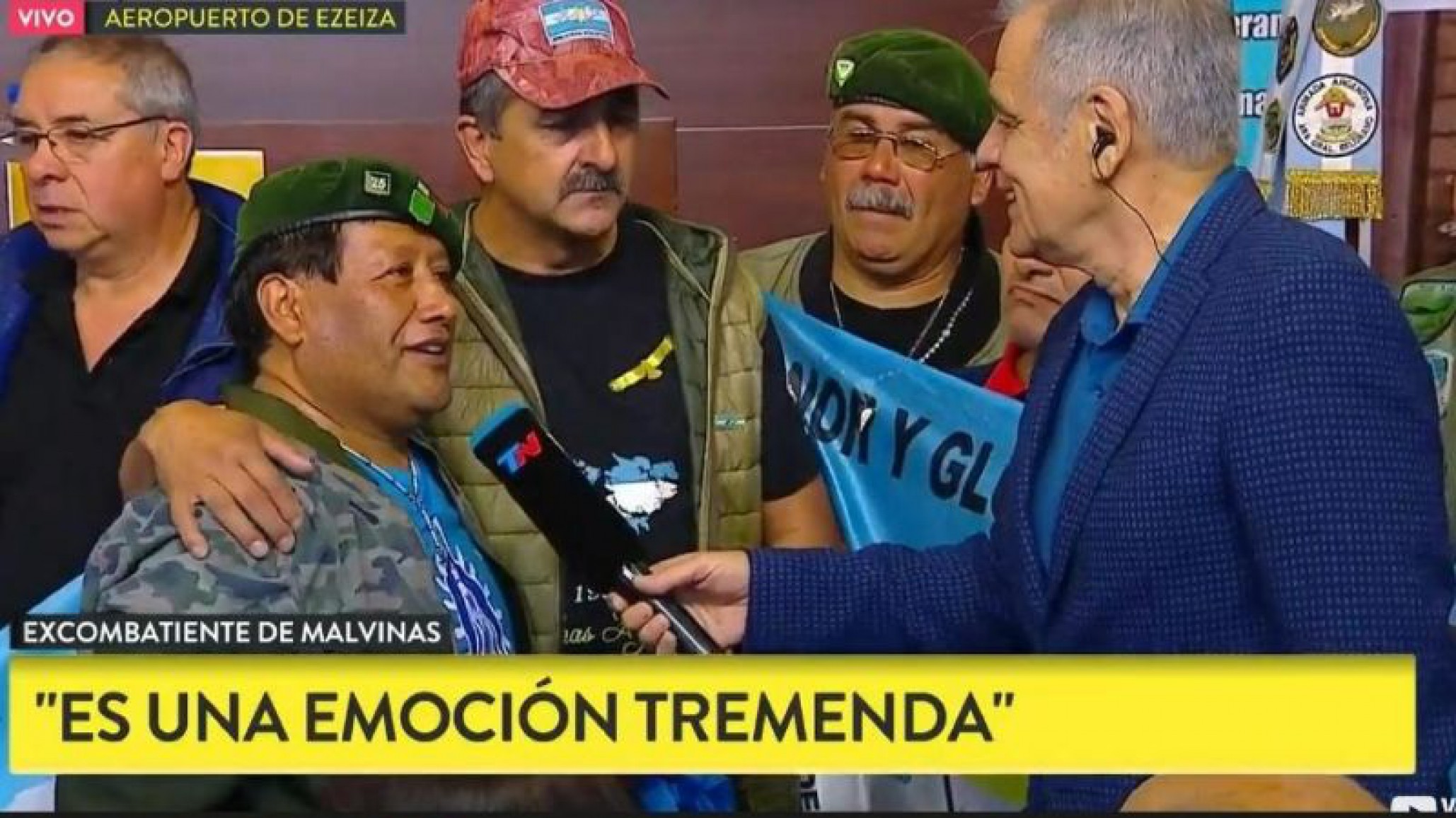 Ya está en Argentina la Virgen de Luján que estuvo en Malvinas