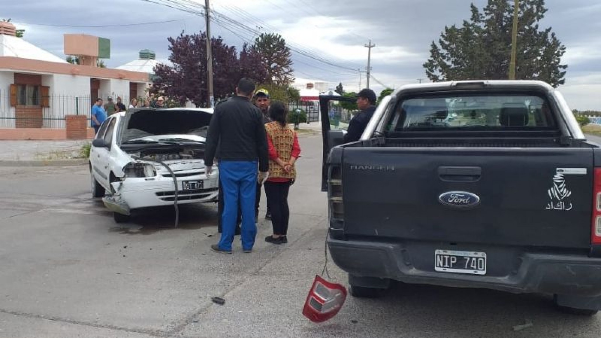 Accidente y lesionados en Rawson