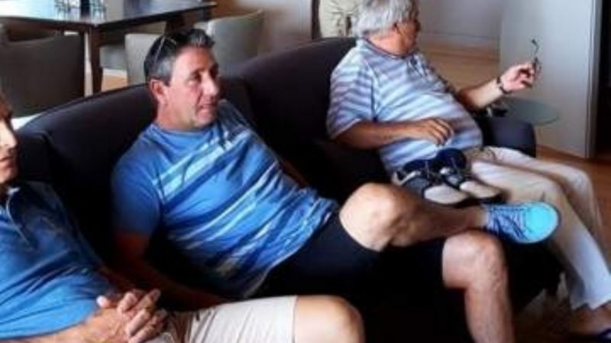 F1 y golf en el domingo de Macri en Mendiolaza