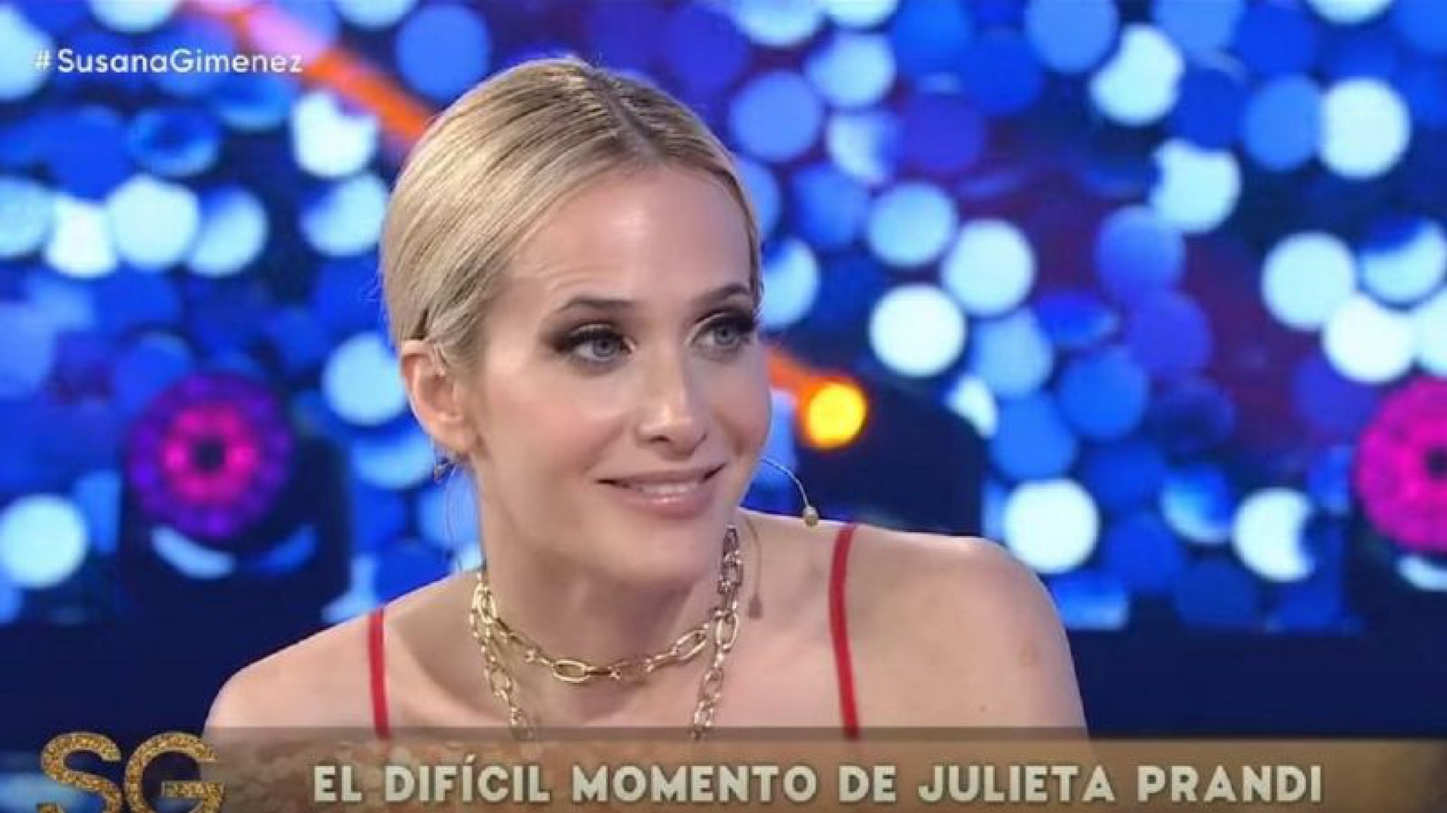 Julieta Prandi cuenta su verdad en el programa de Susana Giménez