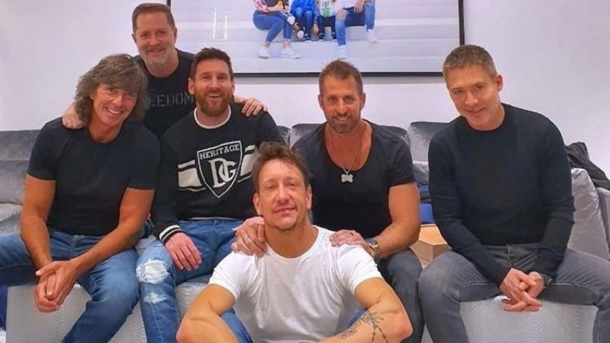 Cena de amigos: Messi recibió a Suar, Bermúdez, y Nico Vázquez