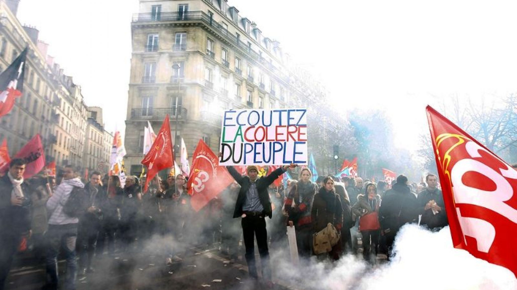 Masiva huelga en Francia hace historia