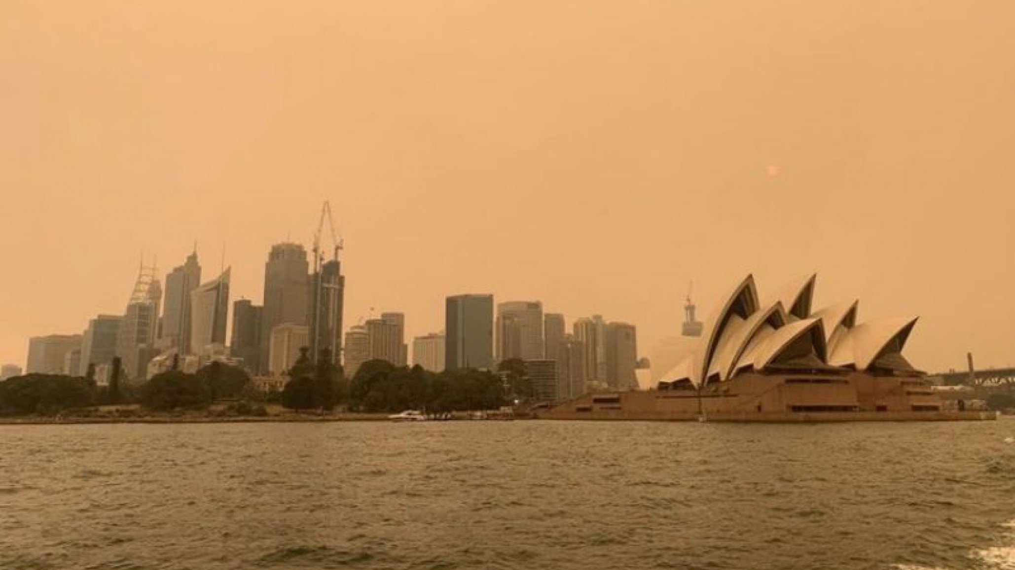 Alerta en Australia: Sidney rodeada de incendios y cubierta de humo rojo