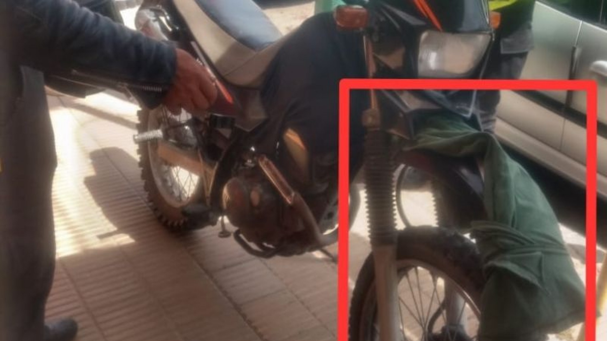 Trelew: La policía logró evitar una salidera bancaria