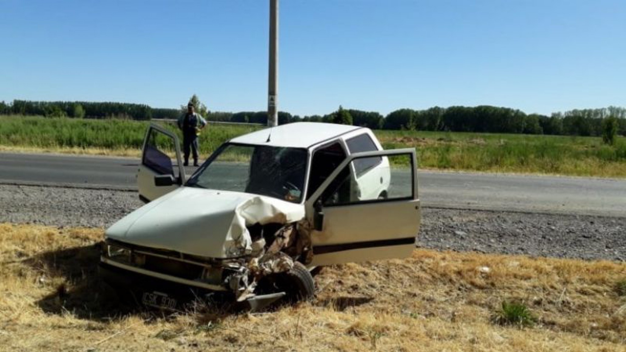 Chocó a cuatro autos a lo largo de un kilómetro y medio en la Ruta 7, estaba alcoholizado