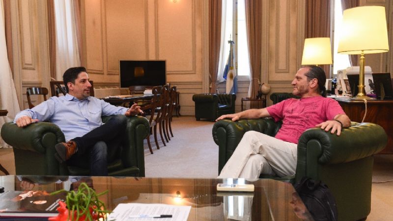 El ministro de Educación Pública se reunió con Darío Sztajnszrajber