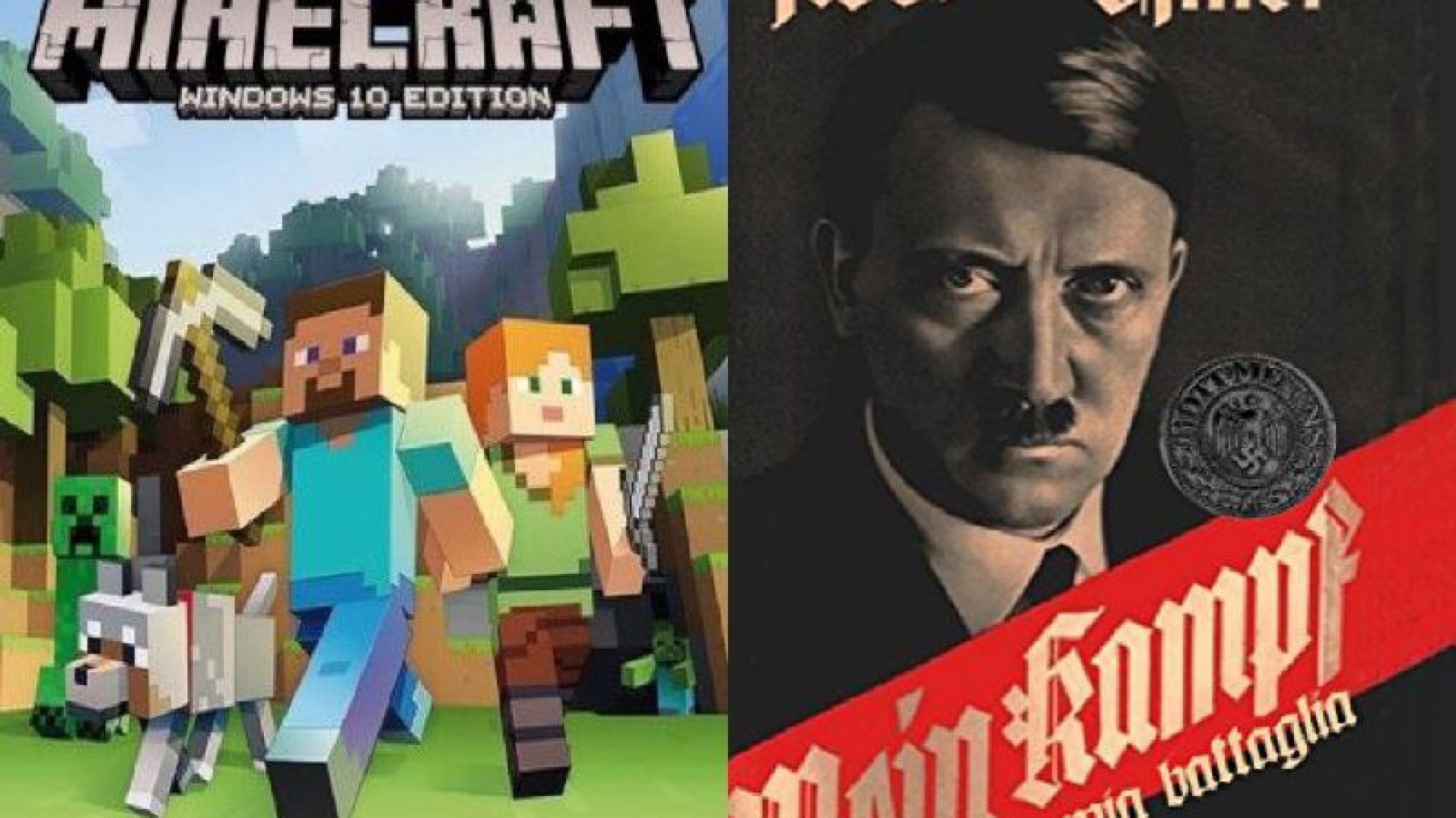 Le quiso regalar a su nieto el Minecraft y en su lugar le dio el “Mein Kampf”, un libro autobiográfico de Adolf Hitler
