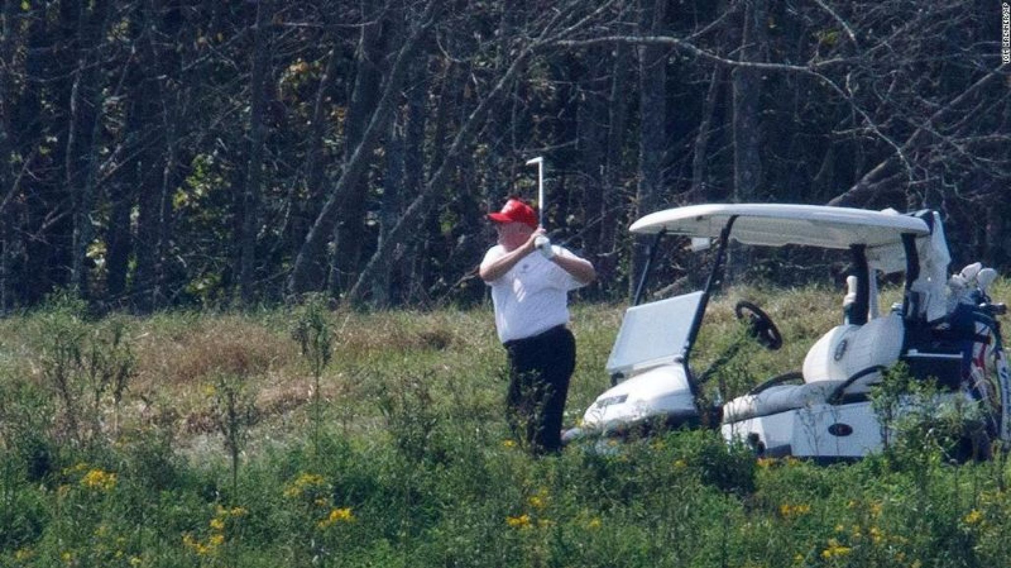 En promedio, Trump pasó 1 de cada 5 días del 2019 jugando al golf