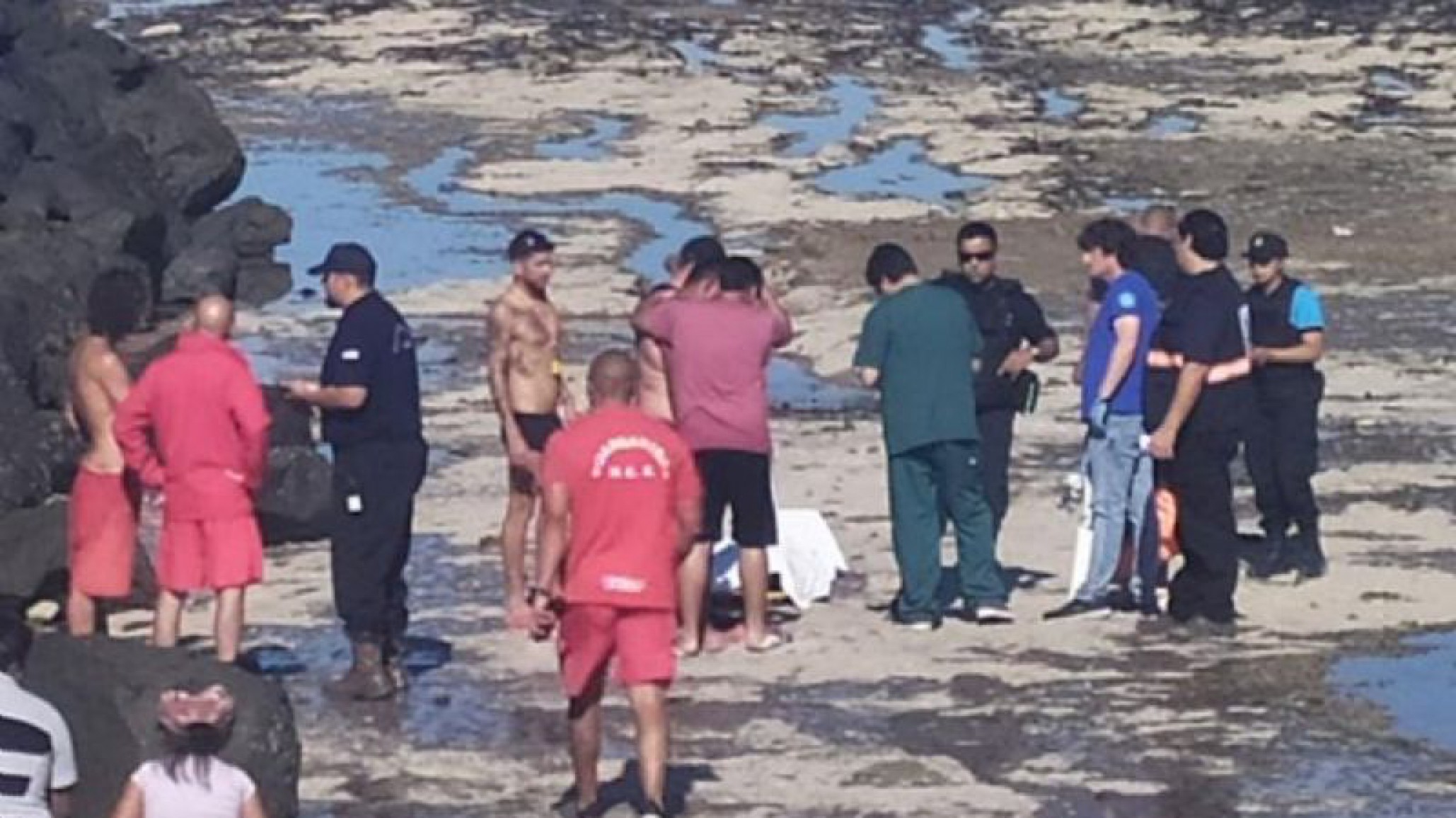 Murió un joven ahogado en la playa de Caleta Córdova
