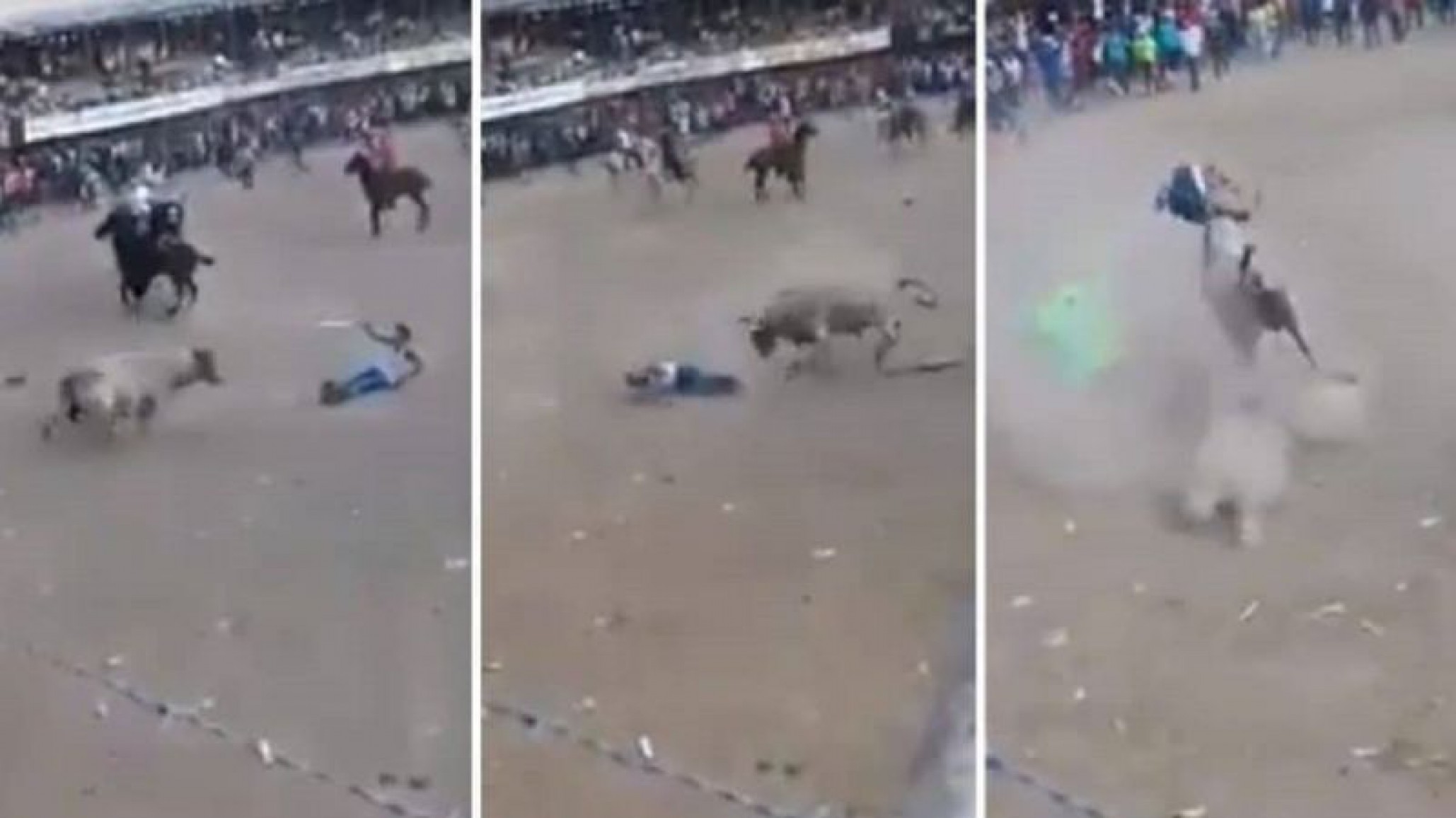 Sangriento video en Colombia: Un toro se cobra la vida de un banderillero en un evento taurino