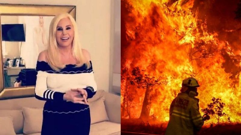Susana Giménez se solidariza con Australia: la diva pide al Universo por lluvia para la región