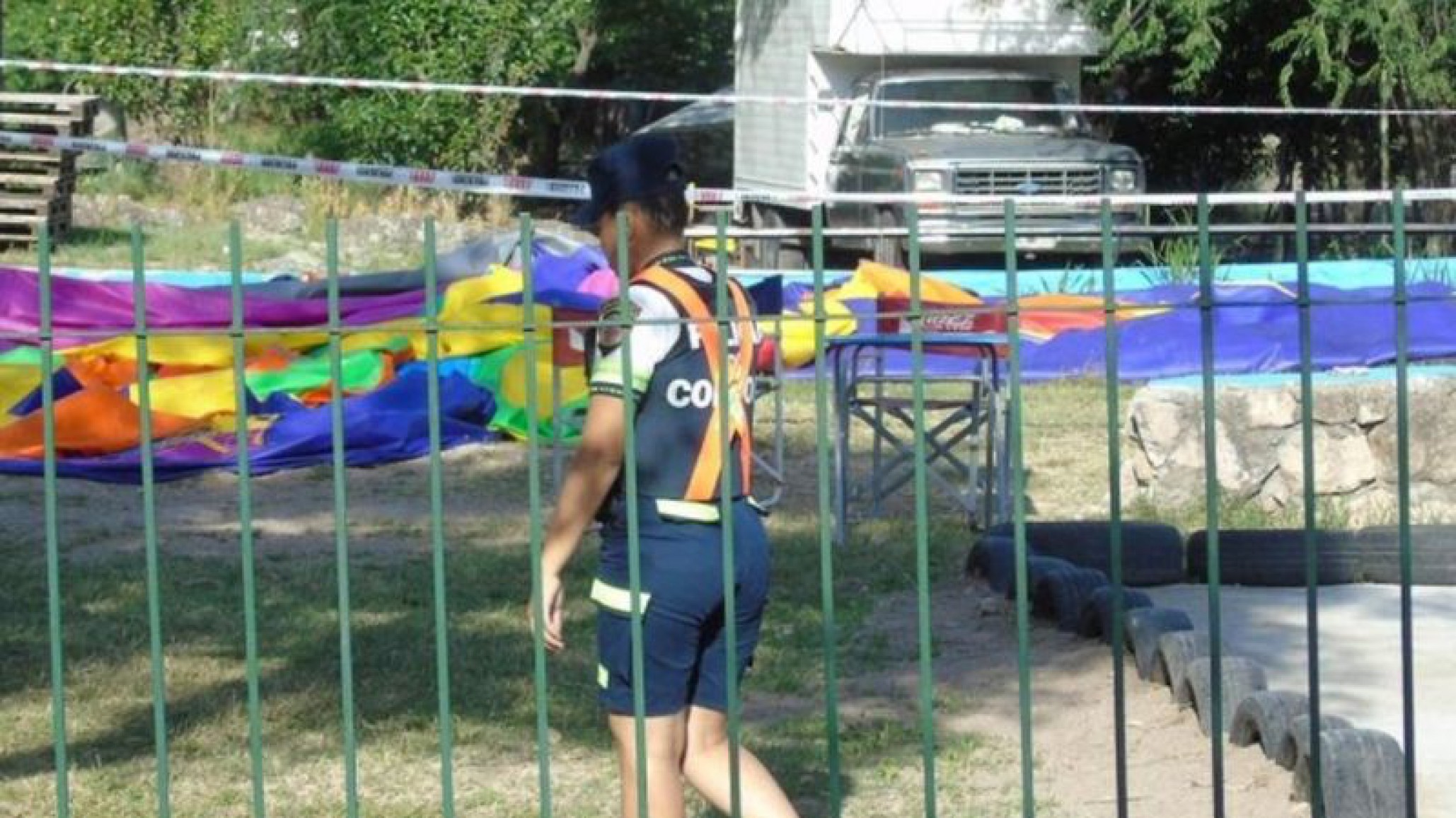 Habló la madre del niño que cayó del inflable