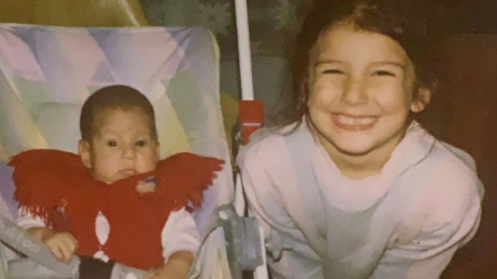 Andrea Rincón publicó unas enternecedoras fotos de cuando era una niña junto a su hermano