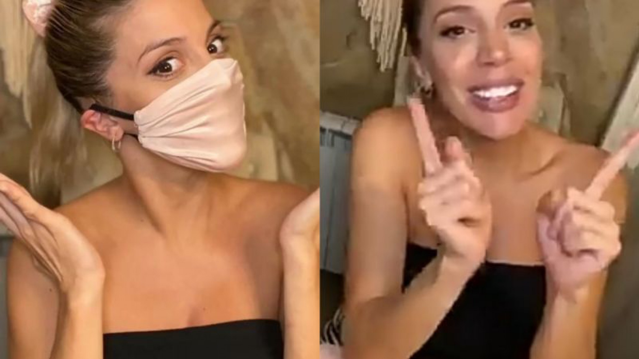 ¡Hilo y aguja! Virginia Gallardo compartió un tutorial para confeccionar barbijos en casa