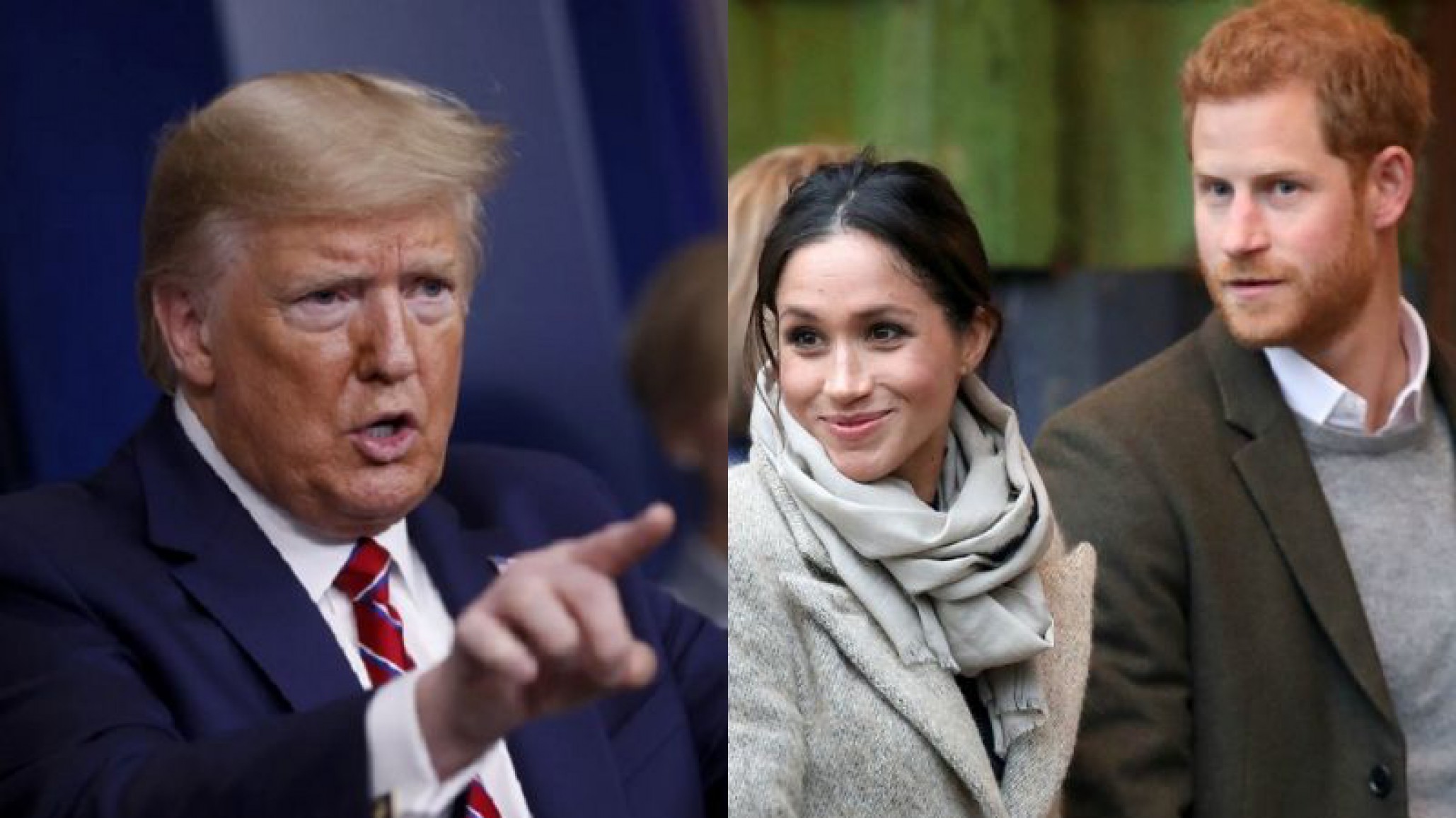 Donald Trump apuntó contra Meghan Markle y el Príncipe Harry: “Ellos deben pagar