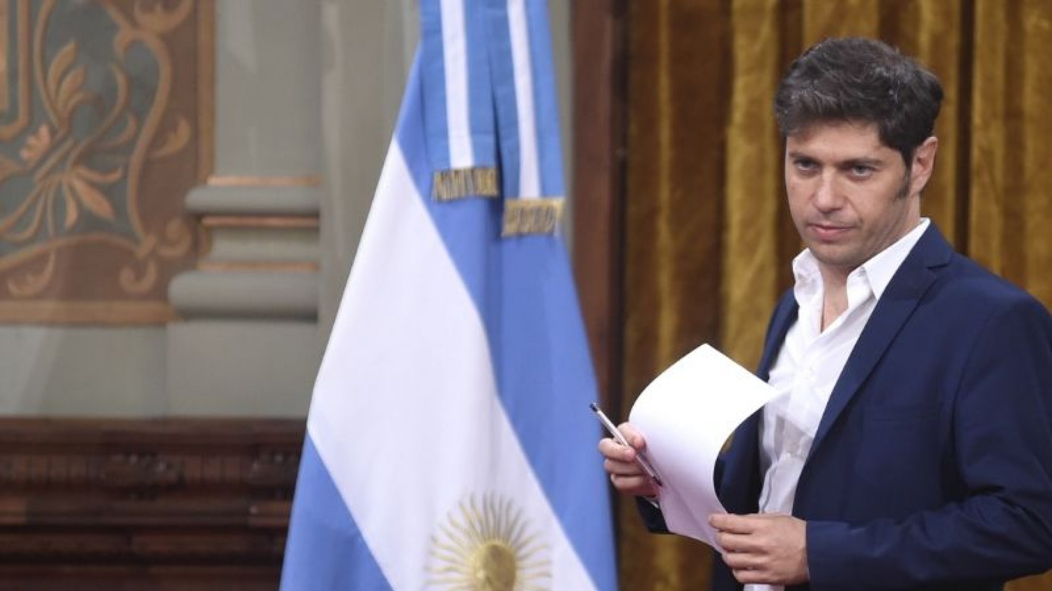 Axel Kicillof analiza el uso obligatorio de tapa bocas en Buenos Aires