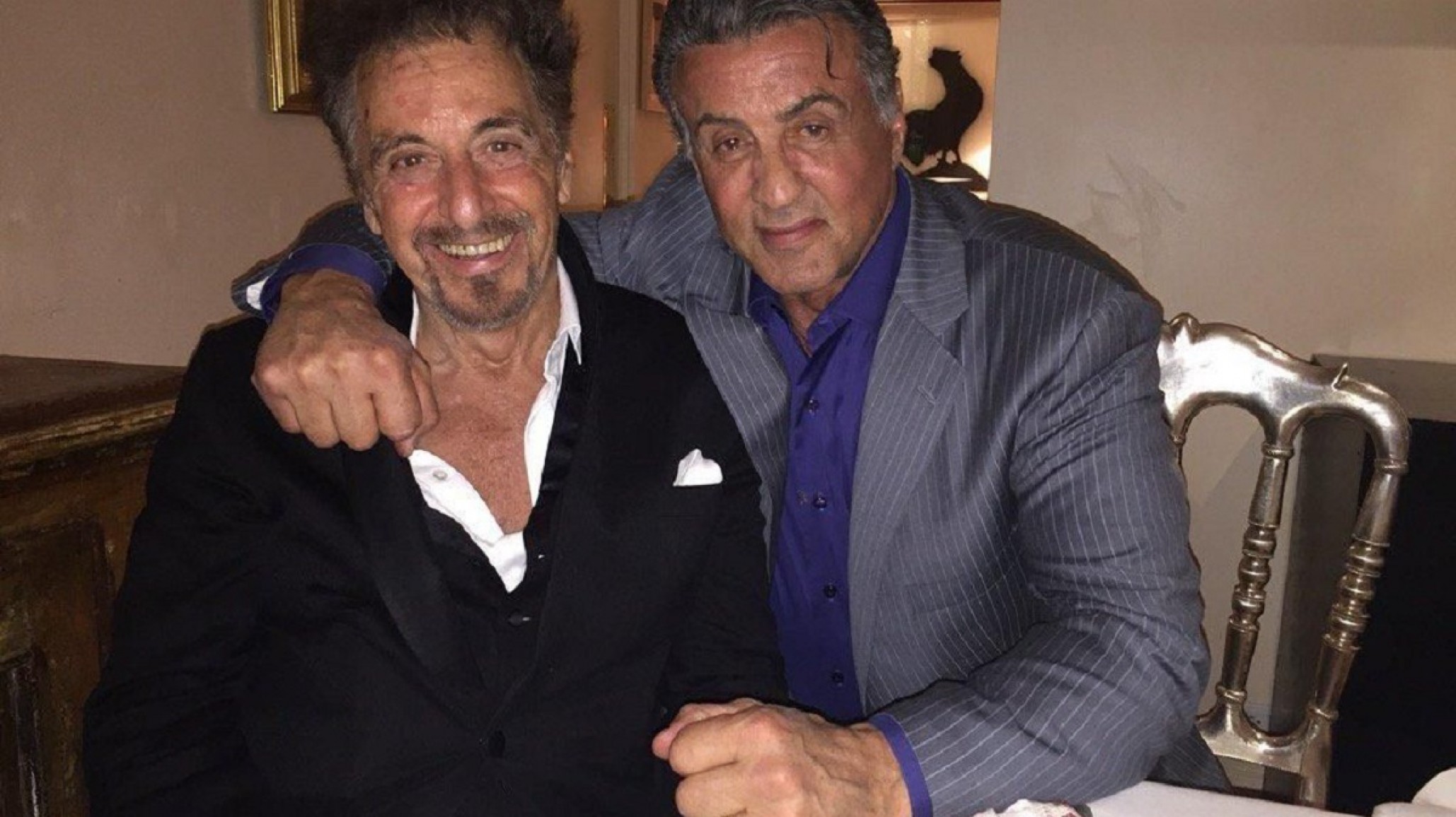 Rambo saludó por su cumpleaños a Al Pacino