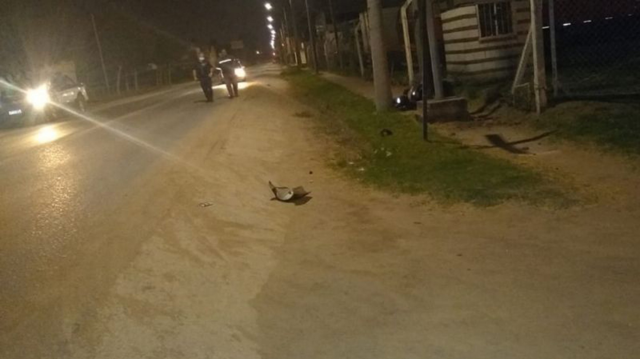 Accidente: Motociclista falleció tras impactar con un poste