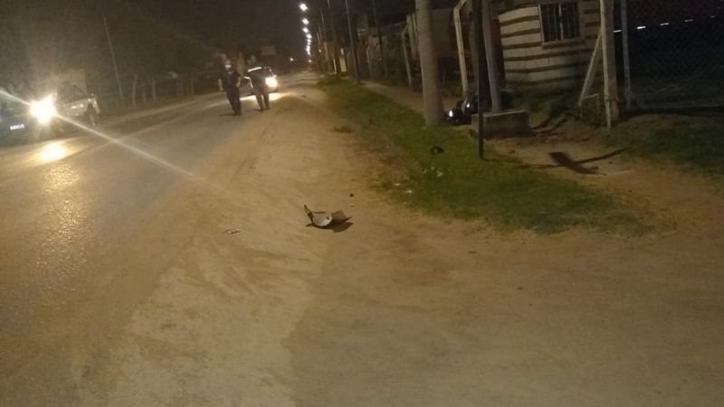 Accidente: Motociclista falleció tras impactar con un poste