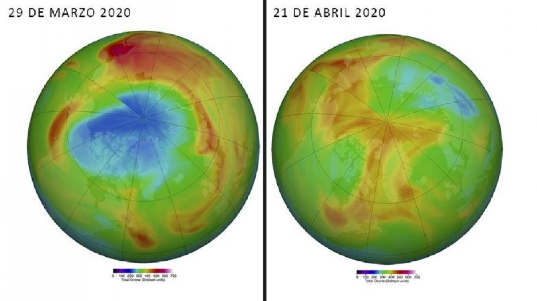 Se cierra el agujero de la capa de ozono en el Ártico