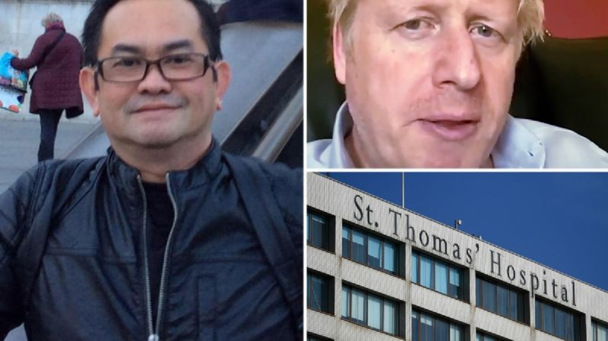 Murió un enfermero que había estado internado junto a Boris Johnson