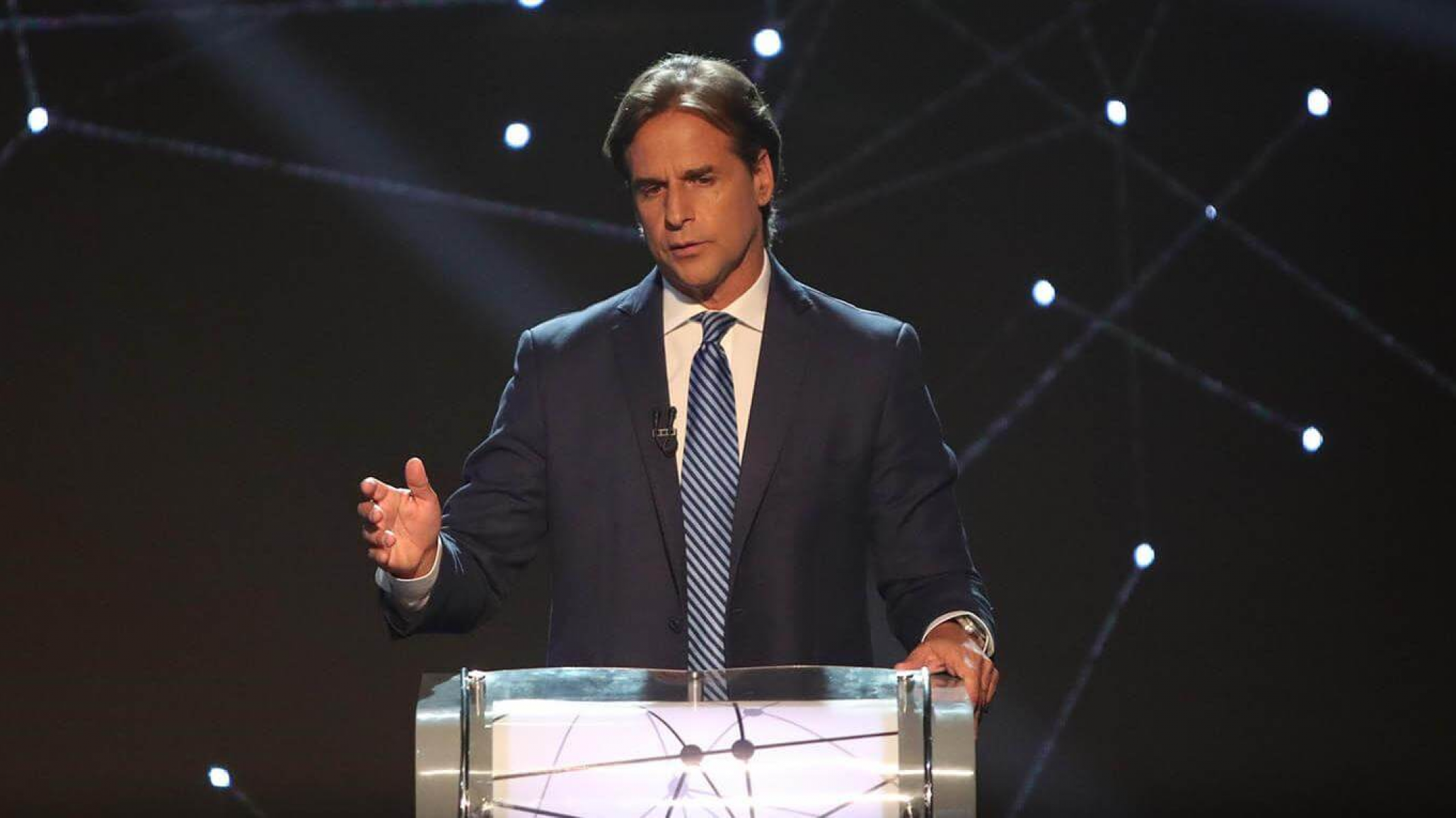 Lacalle Pou quiere estado más chico y código penal más duro